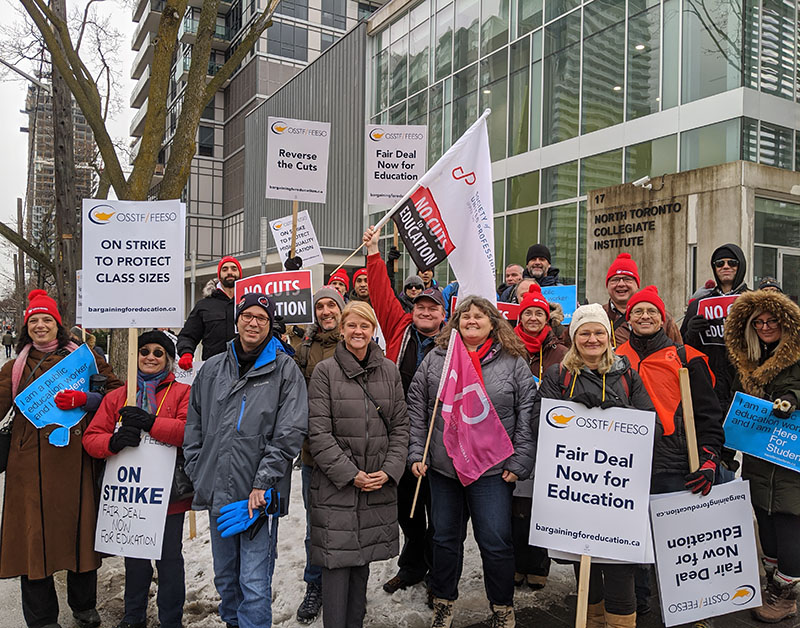 We Support Ontario Teachers and OSSTF