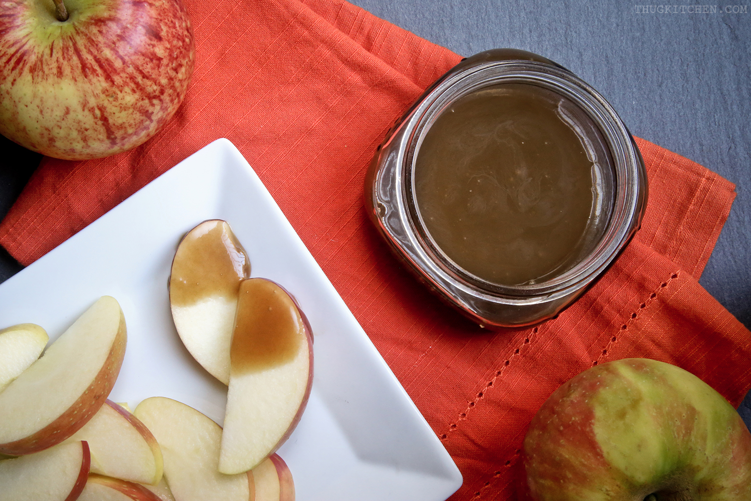 COCONUT CARAMEL DIP Thug Kitchen