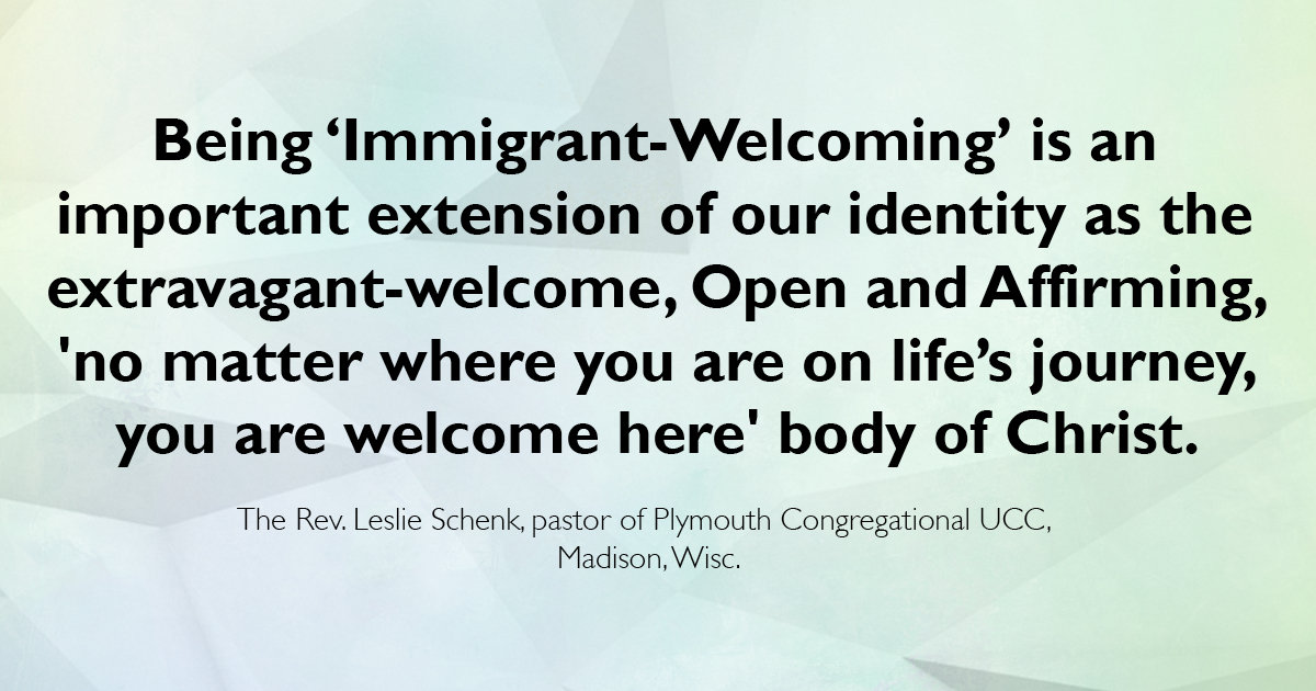In a warm up to General Synod, Wisconsin Conference becomes 'Immigrant