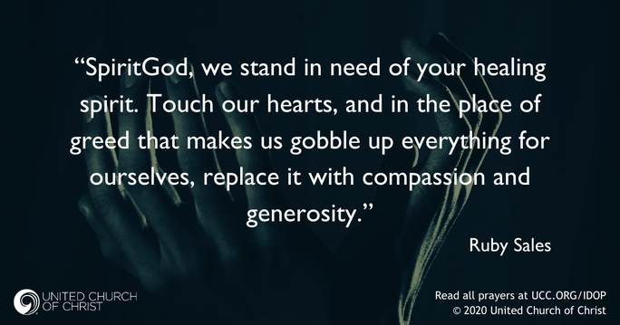 Interfaith Day Of Prayer Prayer From Ruby Sales