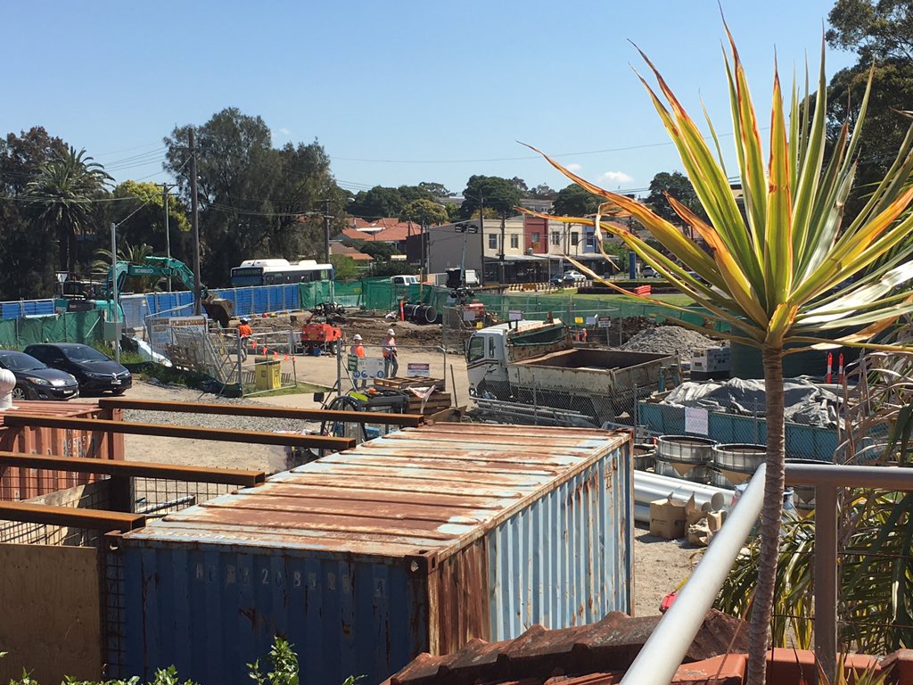 Haberfield WestCONnex construction