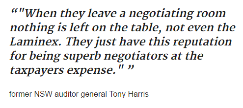 Transurban's negotiating skills