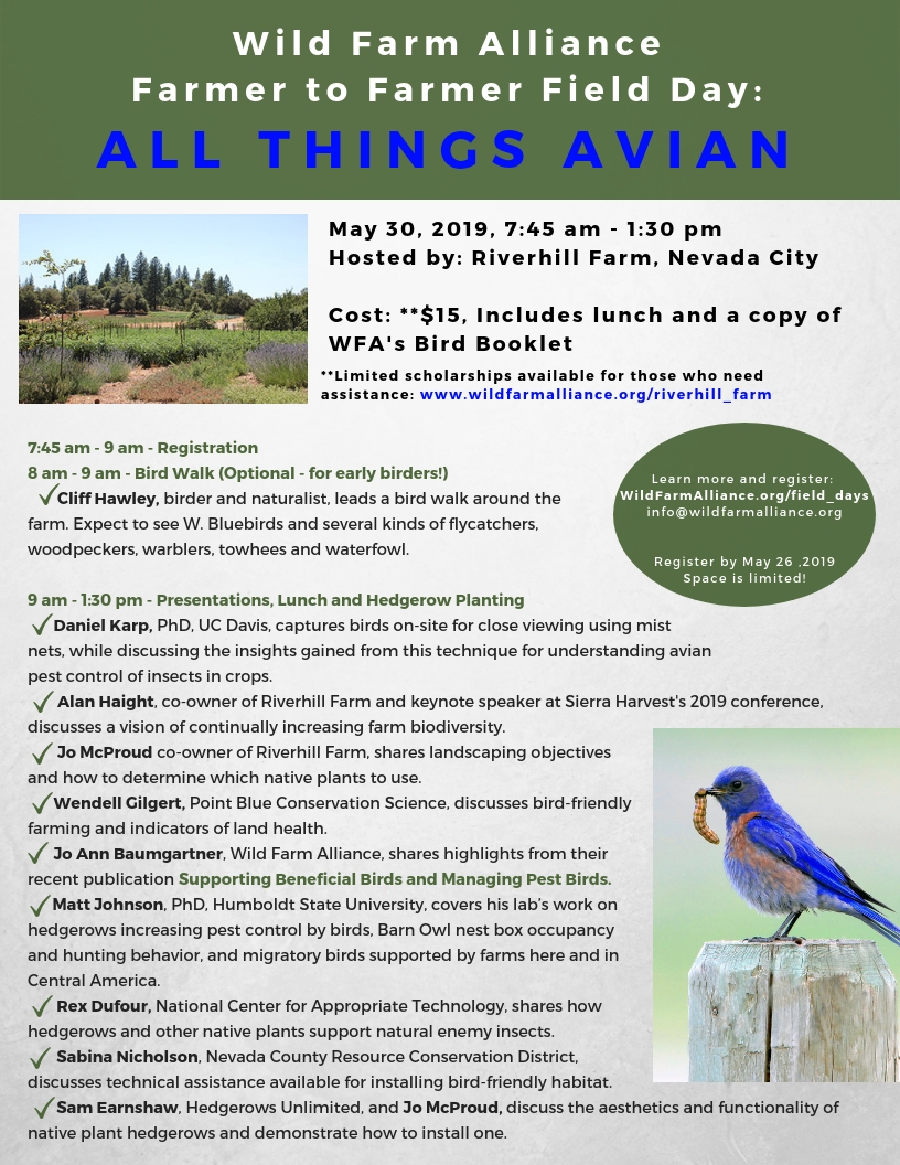 Riverhill Farm Field Day Wild Farm Alliance