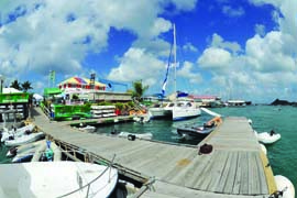 The Sint Maarten Yacht Club hosts one of the Caribbean’s premier events, the St. Maarten Heineken Regatta, each year on the first weekend of March. Photo courtesy of Denis McBriarty st_martin_yatch_club.jpg
