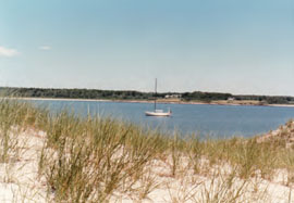 The anchorage at Richmond Island is secluded and quiet. The anchorage at Richmond Island is secluded and quiet.