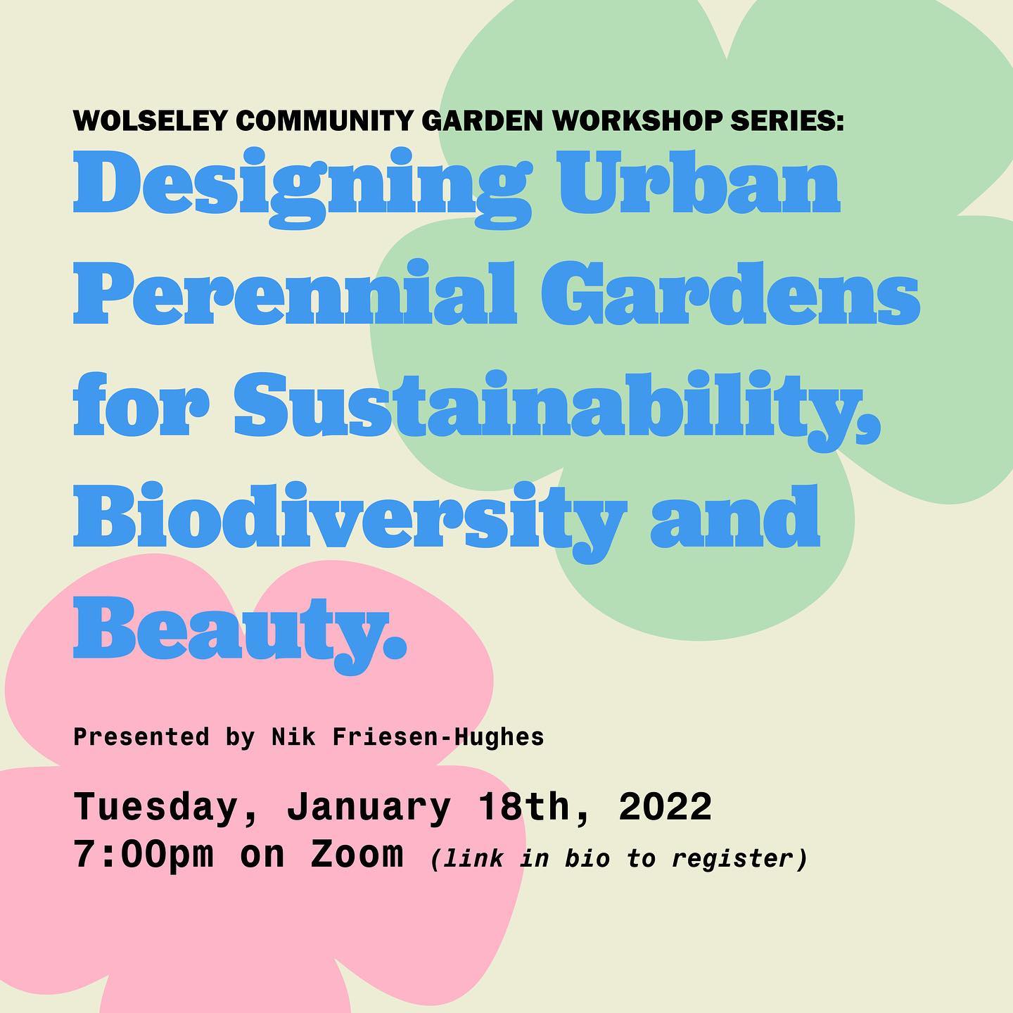 Designing Urban Perennial Gardens Spring 2022