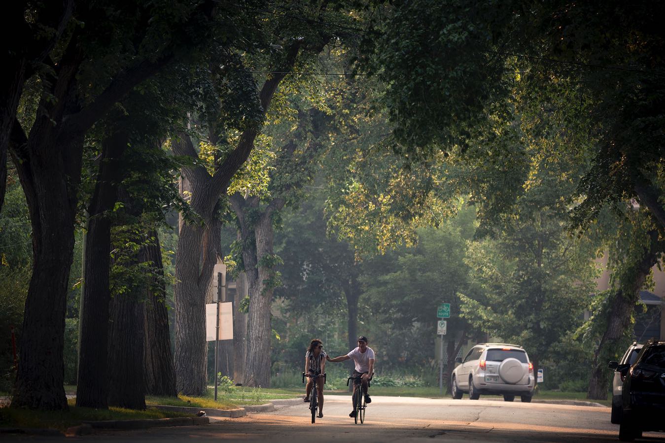 Dusk Biking in Wolseley 