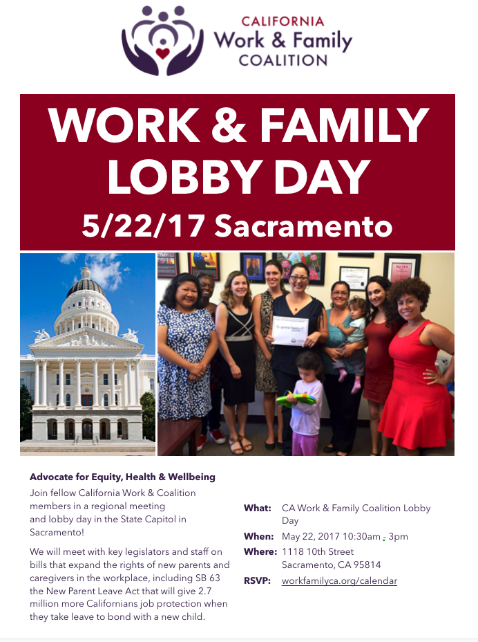 CA Work & Family Coalition Lobby Day