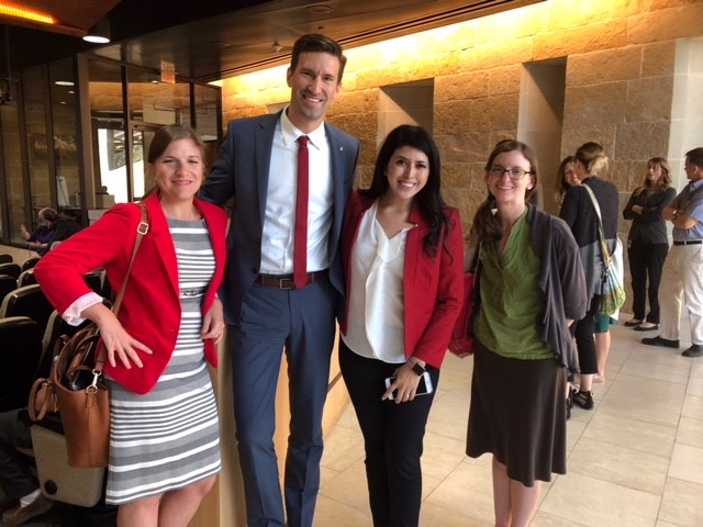 Volunteers with City Manager