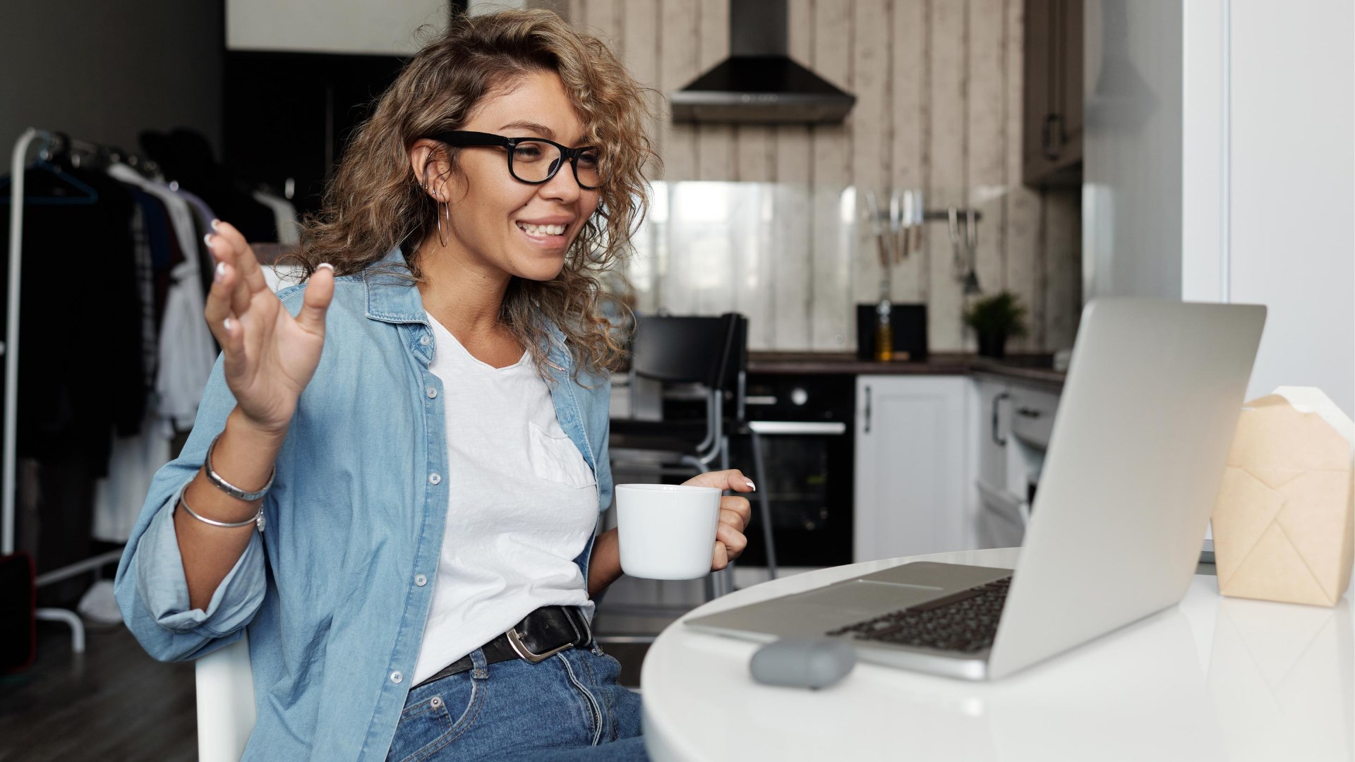 woman at computer