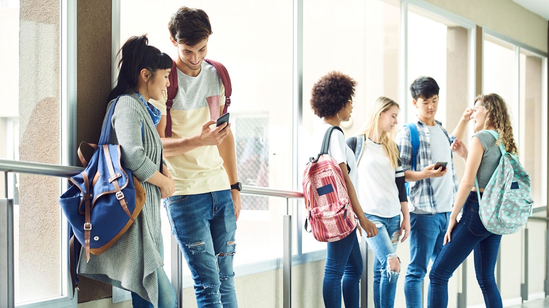 teens at school