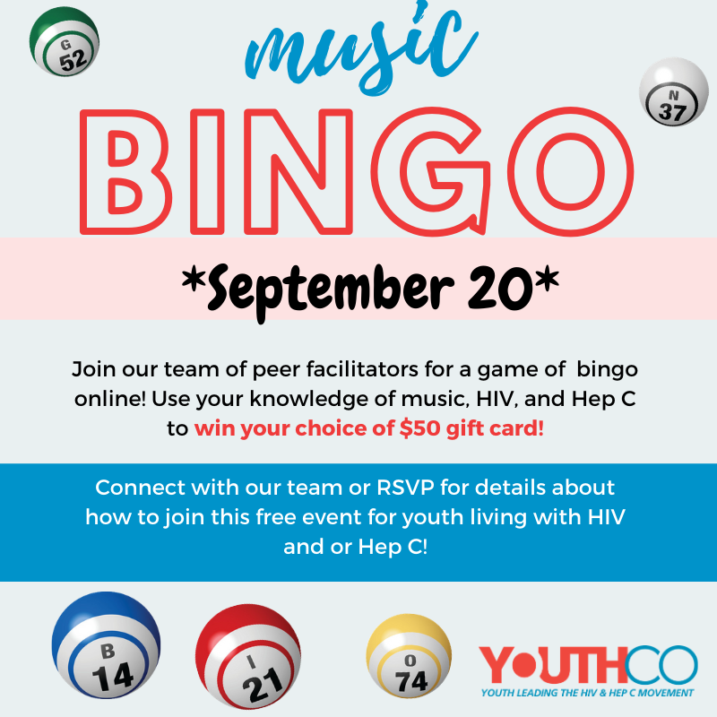 Music Bingo Sept 20
