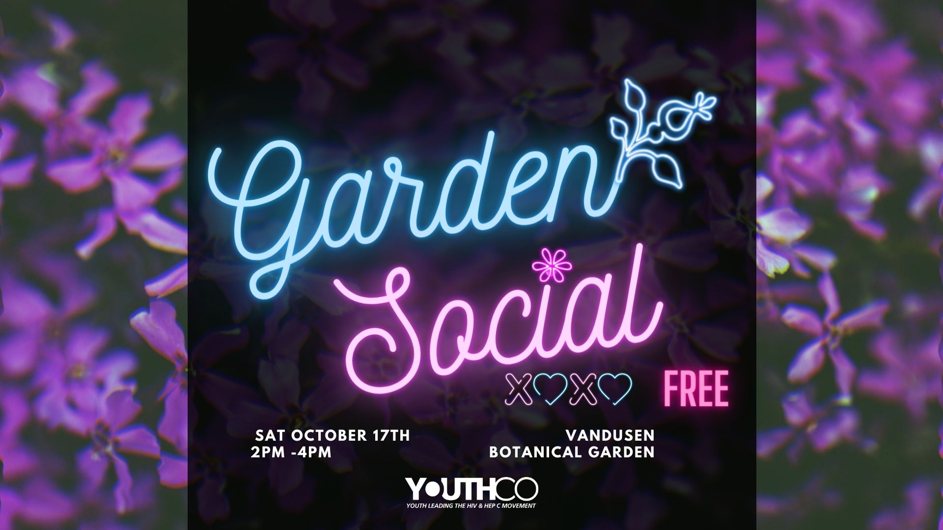 Garden Social Event Banner